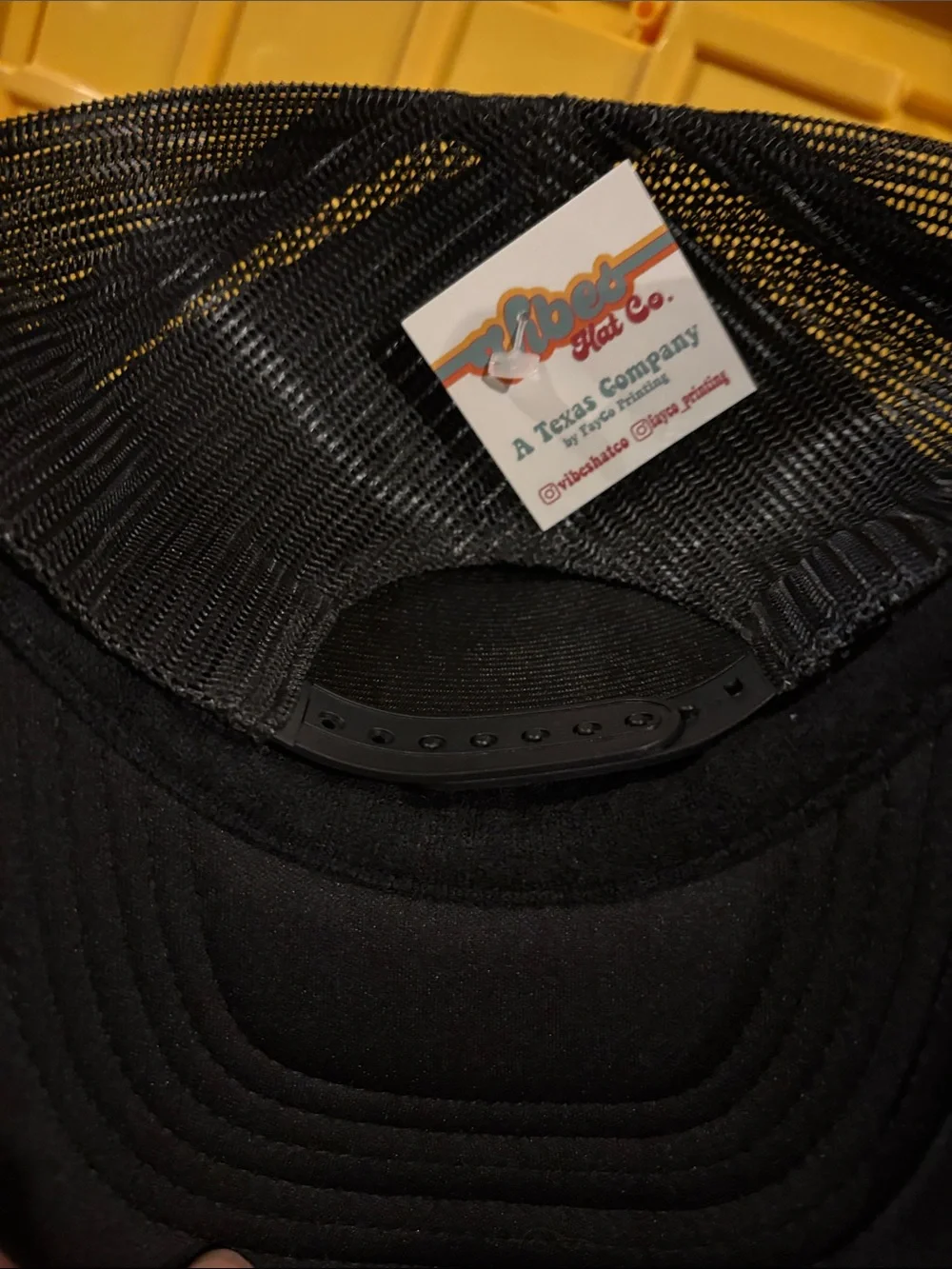 Tailgate State of Mind Black Trucker Hat